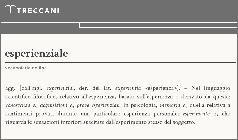 Turismo esperienziale